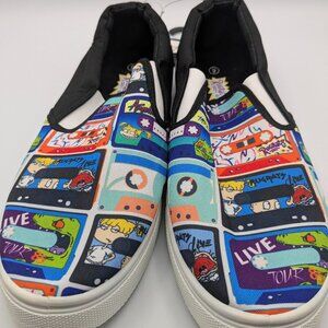 Nickelodeon Rugrats Men's Slip-On Sneakers Size 9, New with Tags